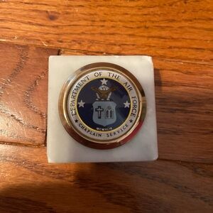 Air Force Chaplain Service Paperweight 1949